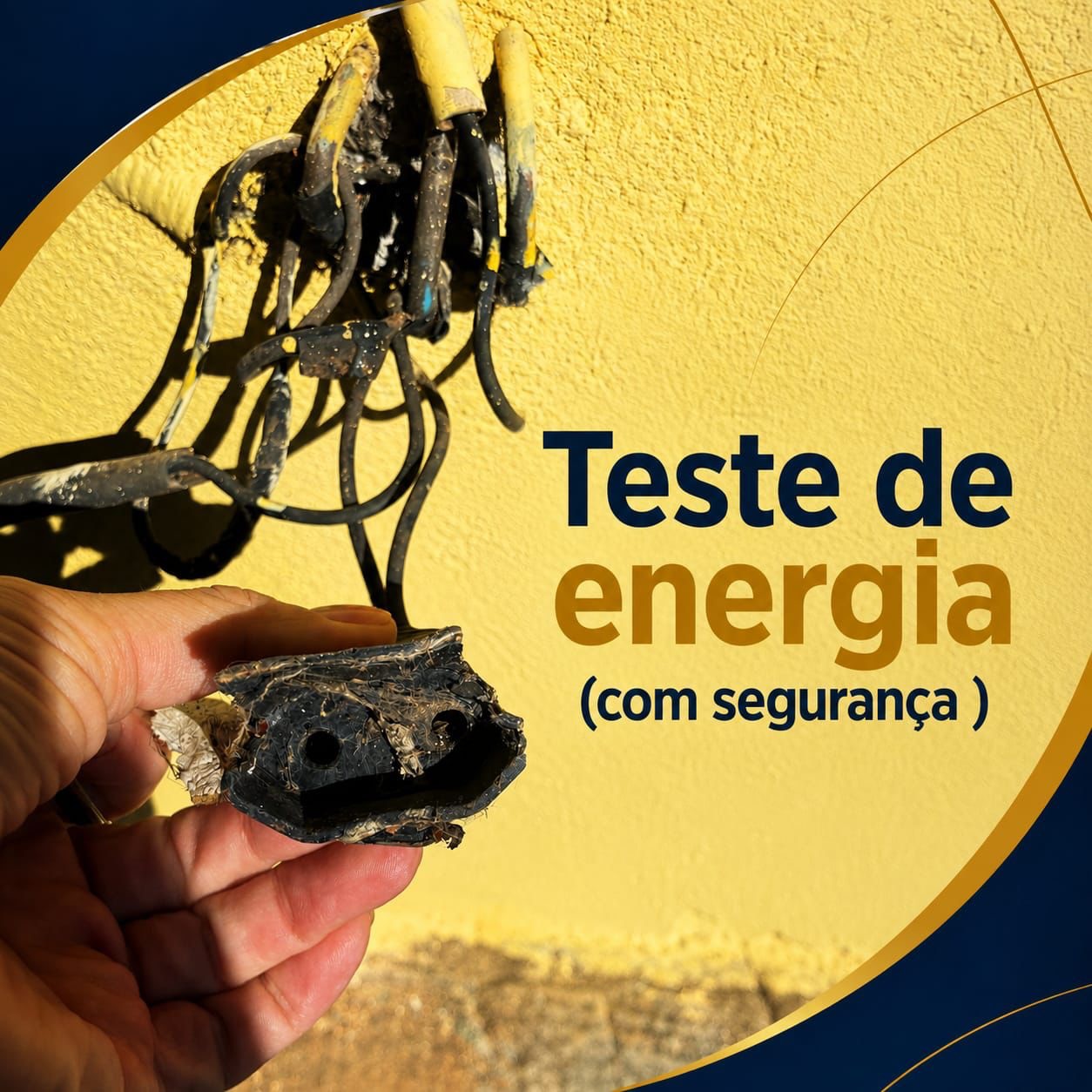 Teste de energia com segurança
